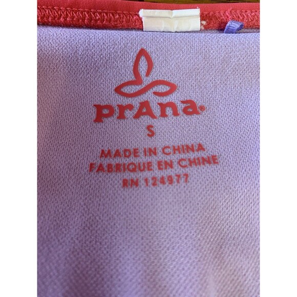 prAna Sz Small High Rise Swim Skirt Swimsuit Pink Purple Spring Break Gym EUC - Picture 5 of 11